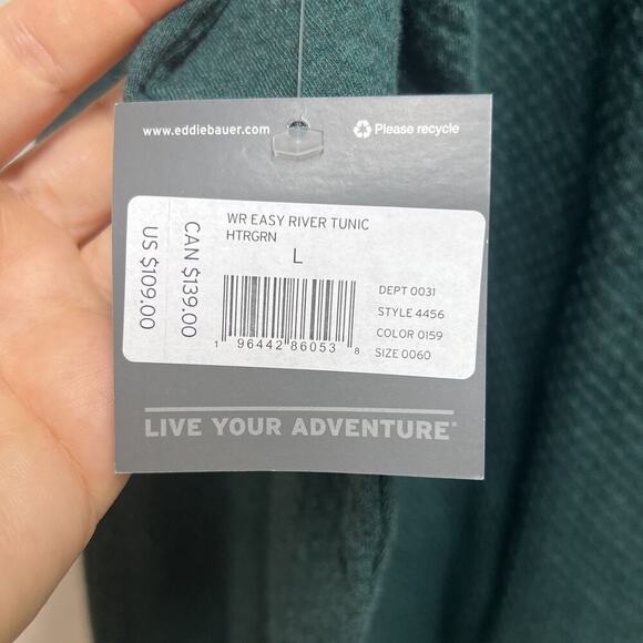 Eddie Bauer Women's Easy River Tunic size L - Picture 6 of 7